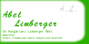 abel limberger business card